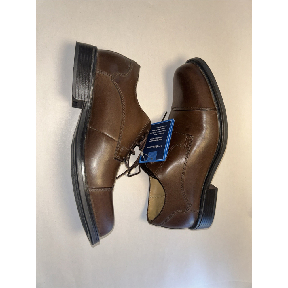 Croft & Barrow NWT Men’s 8W Brown Oxfords 73277 Core Technology - Picture 6 of 10